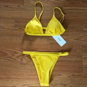 Zaful Yellow Bikini